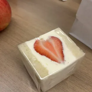 Strawberry cream sandwich