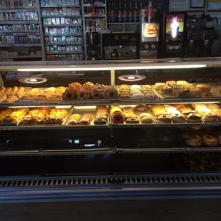 Lots of choices in the a.m. This was taken late in the afternoon.