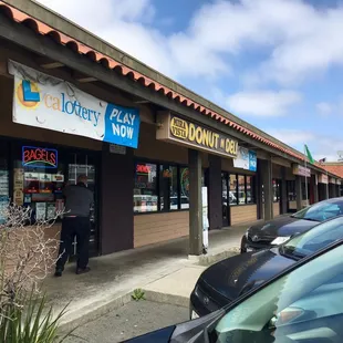 the front of the store