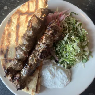Two Lamb Skewers