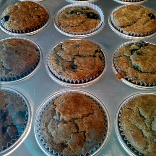 Paleo Blueberry Muffins