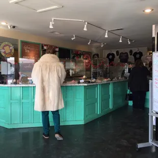 Beautiful bakery display and set up!