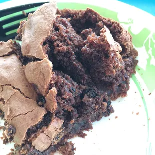 Rich &amp; moist brownie! Large portions too!