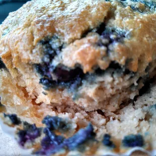 Inside the Paleo Blueberry Muffin