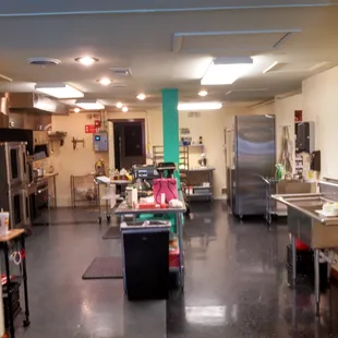 A glimpse into the kitchen