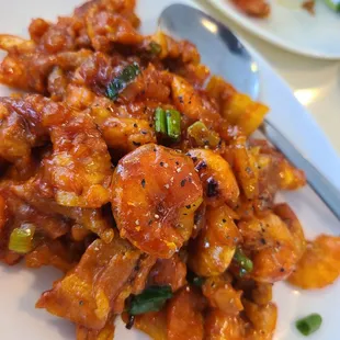  plate of chinese food