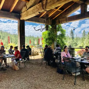 Wine Tasting on the Patio