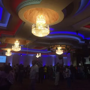 Main banquet hall was fancier than I expected!