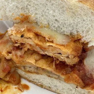 Chicken Parm on Hero