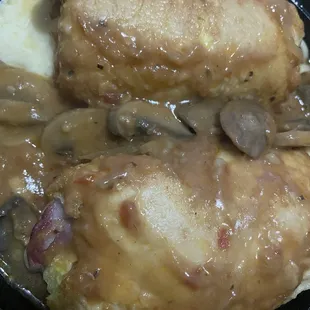 Veal Rollatini Cordon Bleu, Marsala Style