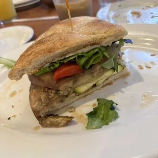 1. Grilled Vegetables Panini