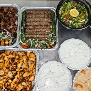 Custom Mixed Kabob Catering Package