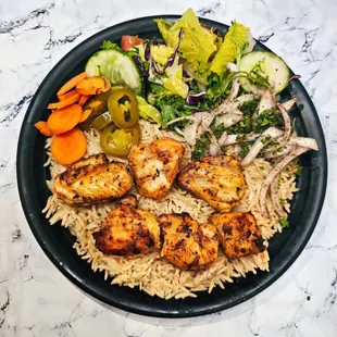 Chicken Kabob Plate