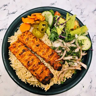 Chicken Shish Kabob Plate