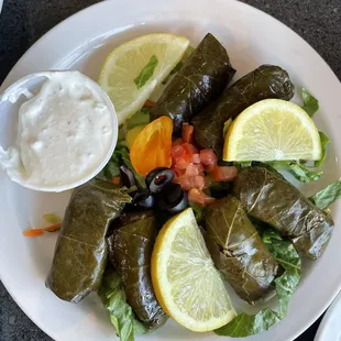 Grape leaves