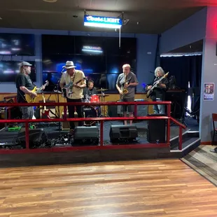 Last Monday of the month Blues Jam. Mr H. on sax