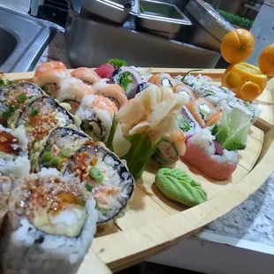 food, sushi, sushi and sashimi, sashimi