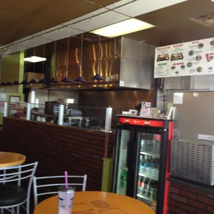 the interior of a restaurant