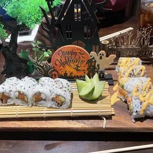 Philadelphia Roll Spicy Tuna Roll