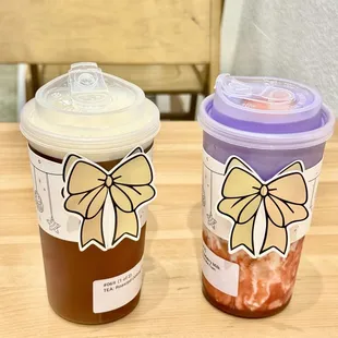 Roasted Oolong Tea and Korean Strawberry Milk