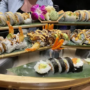 Giant yacht full of rolls- yum!!