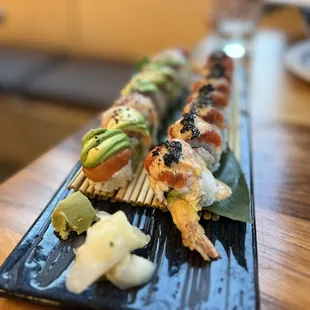 Rainbow Roll and Trail Blazer Roll