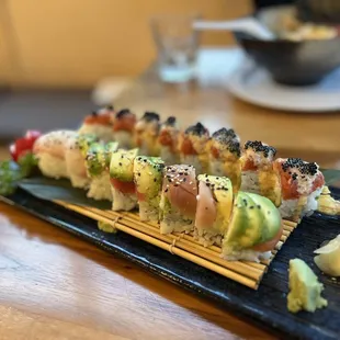 Rainbow Roll and Trail Blazer Roll