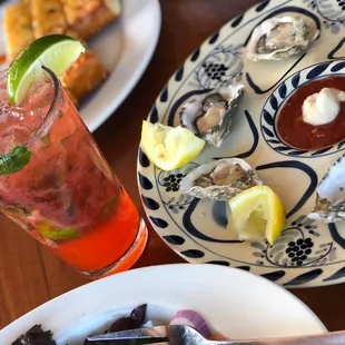 oysters, oysters and mussels, shellfish, food, mussels