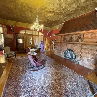 the living room of the castle