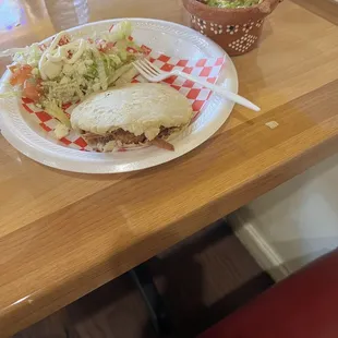 Carnitas gordita a la cart - sooooo good