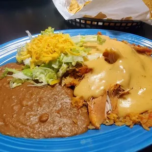 a plate of food