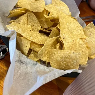 a basket of tortillas