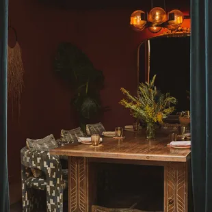 downstairs private dining room