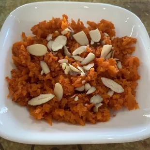 Gajar halwa for dessert