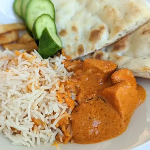 Chicken Tikka masala, the chicken breast was dry