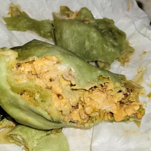 Old smelly meat chicken wrap tasted disgusting