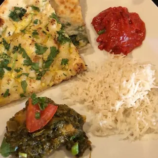 Spinach Naan