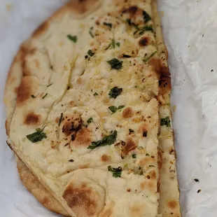 Garlic naan