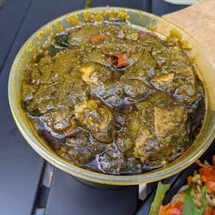 Gongura chicken curry