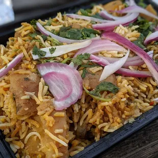 Vegetable biryani