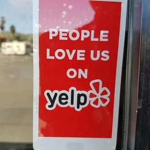 The yelp is poppin here