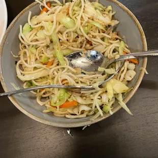 Veg hakka noodles