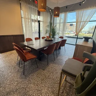 Private dining room with bar!