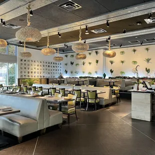 Interior, dining area