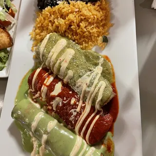 Enchiladas Mar y Tierra