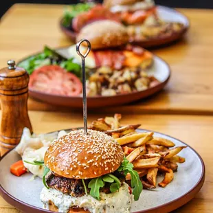 food, burgers