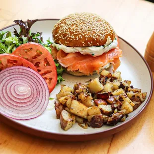 food, bagel, bagels