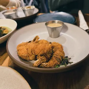 Kadaif Wrapped Shrimp