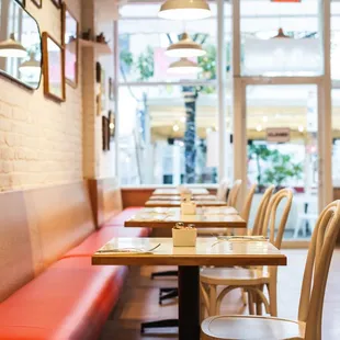 interior, sushi and sashimi