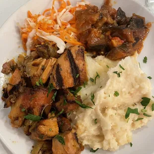 Chicken shawarma platter
